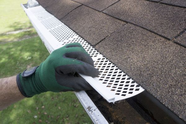 Gutter Cap Installation in Xenia