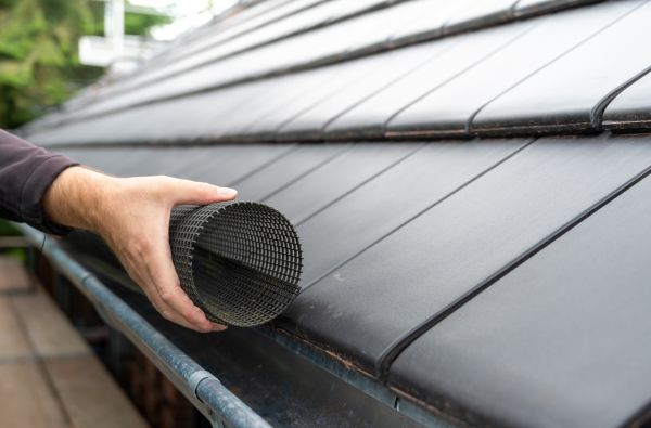 Gutter Mesh Installation in Xenia